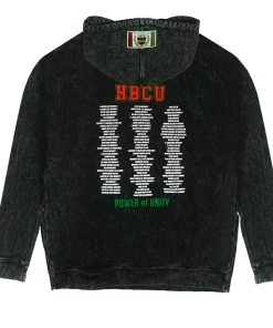Cross Colours HBCU Higher Learning Hoodie - Black New Arrivals