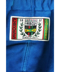 New Arrivals Cross Colours HBCU Institutions Hoodie - Tie Dye (Blue)