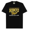 Cross Colours HBCU Pennant T-Shirt- Black