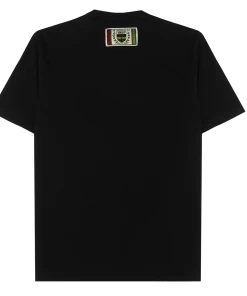 Cross Colours HBCU Pennant T-Shirt- Black