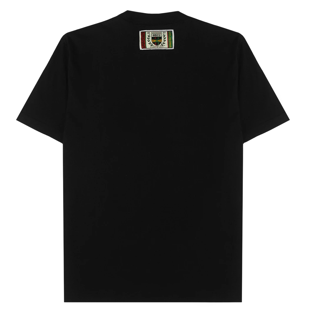 Cross Colours HBCU Pennant T-Shirt- Black 4 Cross Colours HBCU Pennant T-Shirt- Black
