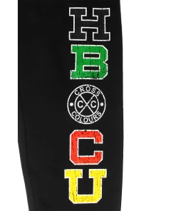 Cross Colours HBCU Power In Unity Jogger- Black