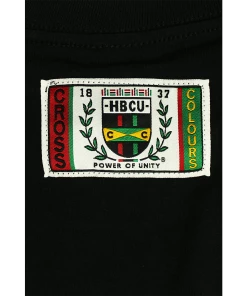 New Arrivals Cross Colours X HBCU Trio T-Shirt - Black 7 New Arrivals Cross Colours X HBCU Trio T-Shirt - Black