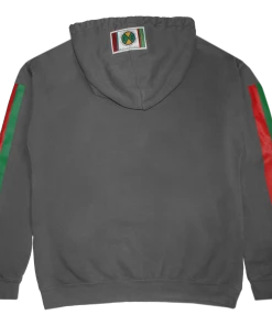 New Arrivals Cross Colours Label Logo Hoodie - Black Enzyme