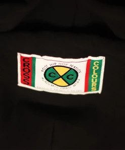 Cross Colours Label Logo Hoodie - Black