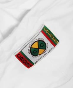 Cross Colours Label Logo Hoodie - White