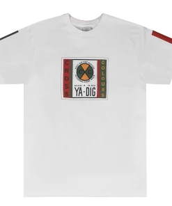 Cross Colours Label Logo T-Shirt - White