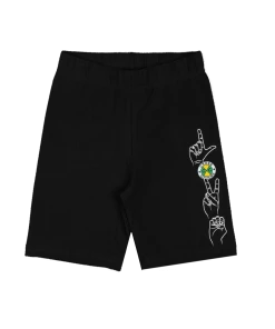 New Arrivals Cross Colours Love Biker Short - Black