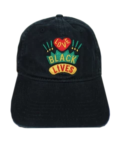 Cross Colours Love Black Lives Dad Hat - Black