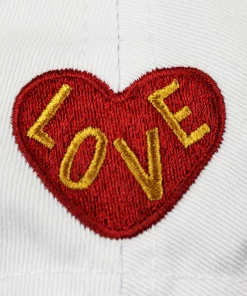 Cross Colours Love Black Lives Dad Hat - White