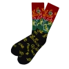 Cross Colours Love Peace Crew Socks - Multi New Arrivals