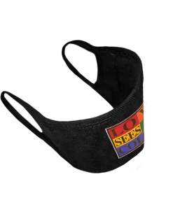 Cross Colours Love Sees No Colour Face Mask - Black