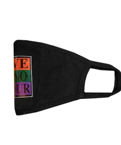 Cross Colours Love Sees No Colour Face Mask - Black