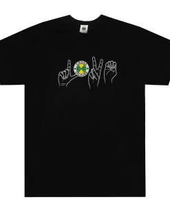 New Arrivals Cross Colours Love T Shirt - Black