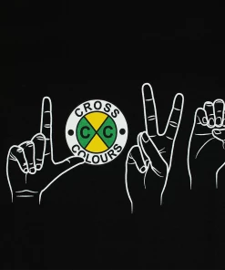 New Arrivals Cross Colours Love T Shirt - Black 8 New Arrivals Cross Colours Love T Shirt - Black