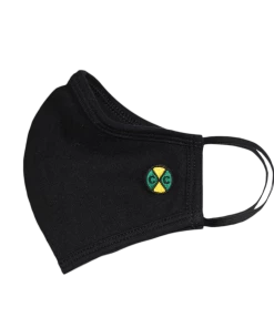 Cross Colours Face Mask With Nose Clip - Black