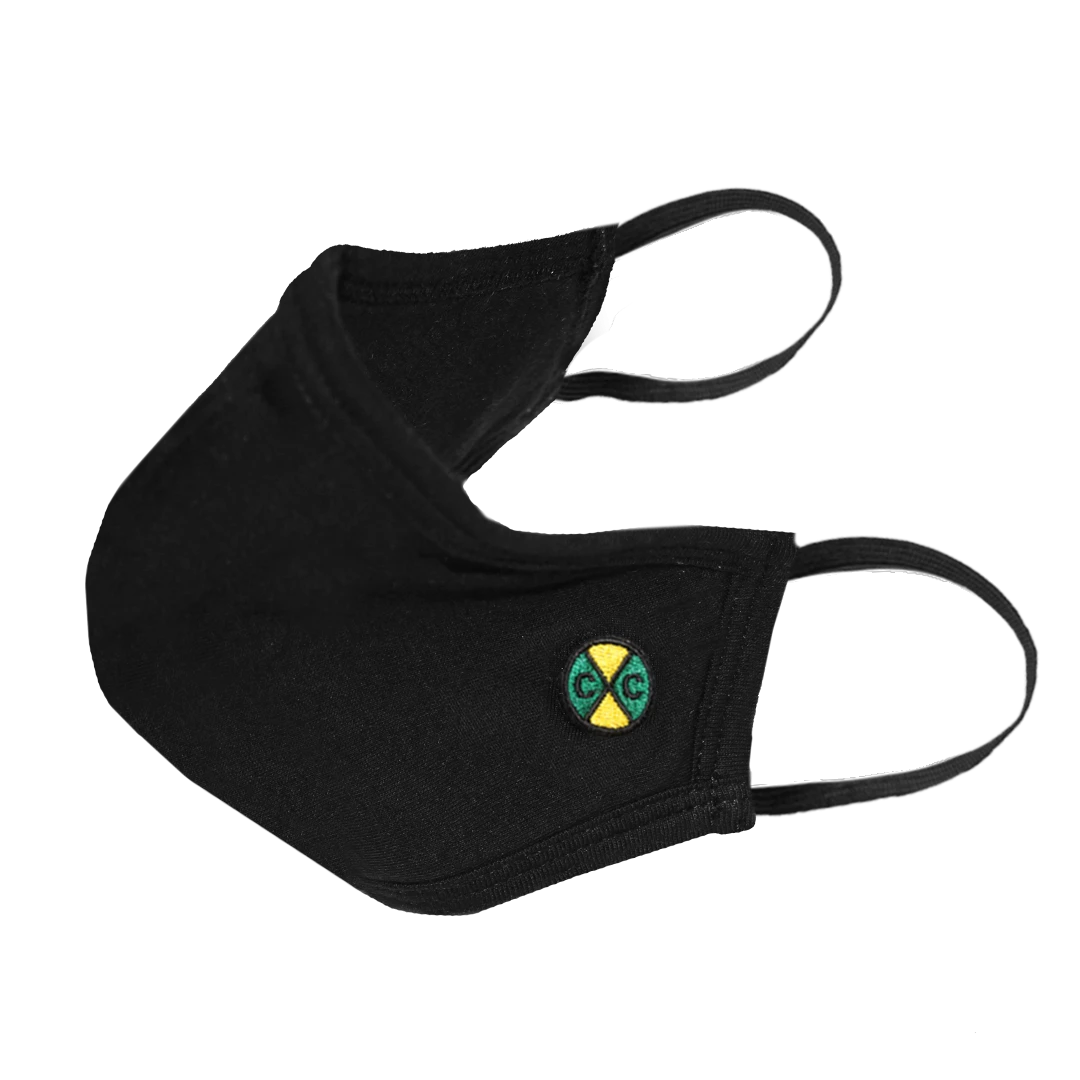 Cross Colours Face Mask With Nose Clip - Black 5 Cross Colours Face Mask With Nose Clip - Black