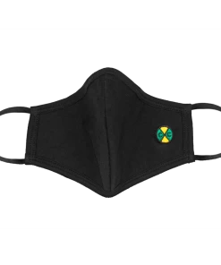 Cross Colours Face Mask With Nose Clip - Black