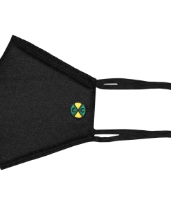 New Arrivals Cross Colours Padded Face Mask With Straps - Black