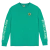 Cross Colours Peace Circle Logo L/S T-Shirt - Mint Green New Arrivals