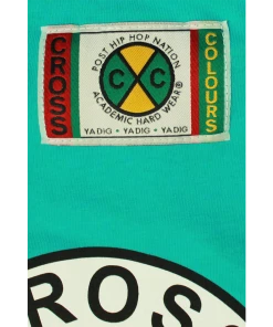 Cross Colours Peace Circle Logo L/S T-Shirt - Mint Green New Arrivals