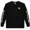 Cross Colours Peace Circle Logo L/S T-Shirt - Black