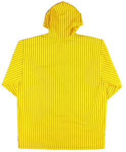 Cross Colours Brushed Twill Poncho - Yellow Pinstripe