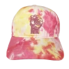 New Arrivals Cross Colours Power To The People Dad Hat - Tie Dye (Pink/Yellow)