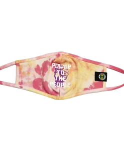 New Arrivals Cross Colours Power To The People Face Mask - Tie Dye