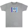 Cross Colours Puff Label Logo T-Shirt - Grey