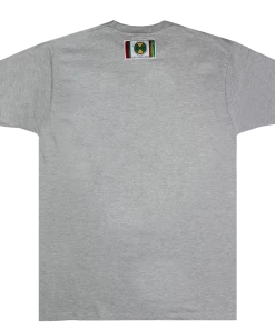 Cross Colours Puff Label Logo T-Shirt - Grey