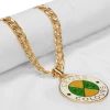 Cross Colours Retro Medallion - Gold/Green