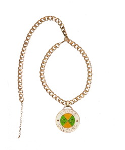 Cross Colours Retro Medallion - Gold/Green