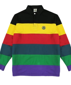 Cross Colours Retro Stripe L/S Rugby - Multi New Arrivals