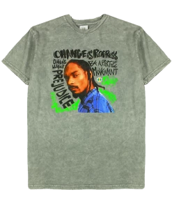 Cross Colours Snoop Dogg Message Art T Shirt - Gray New Arrivals