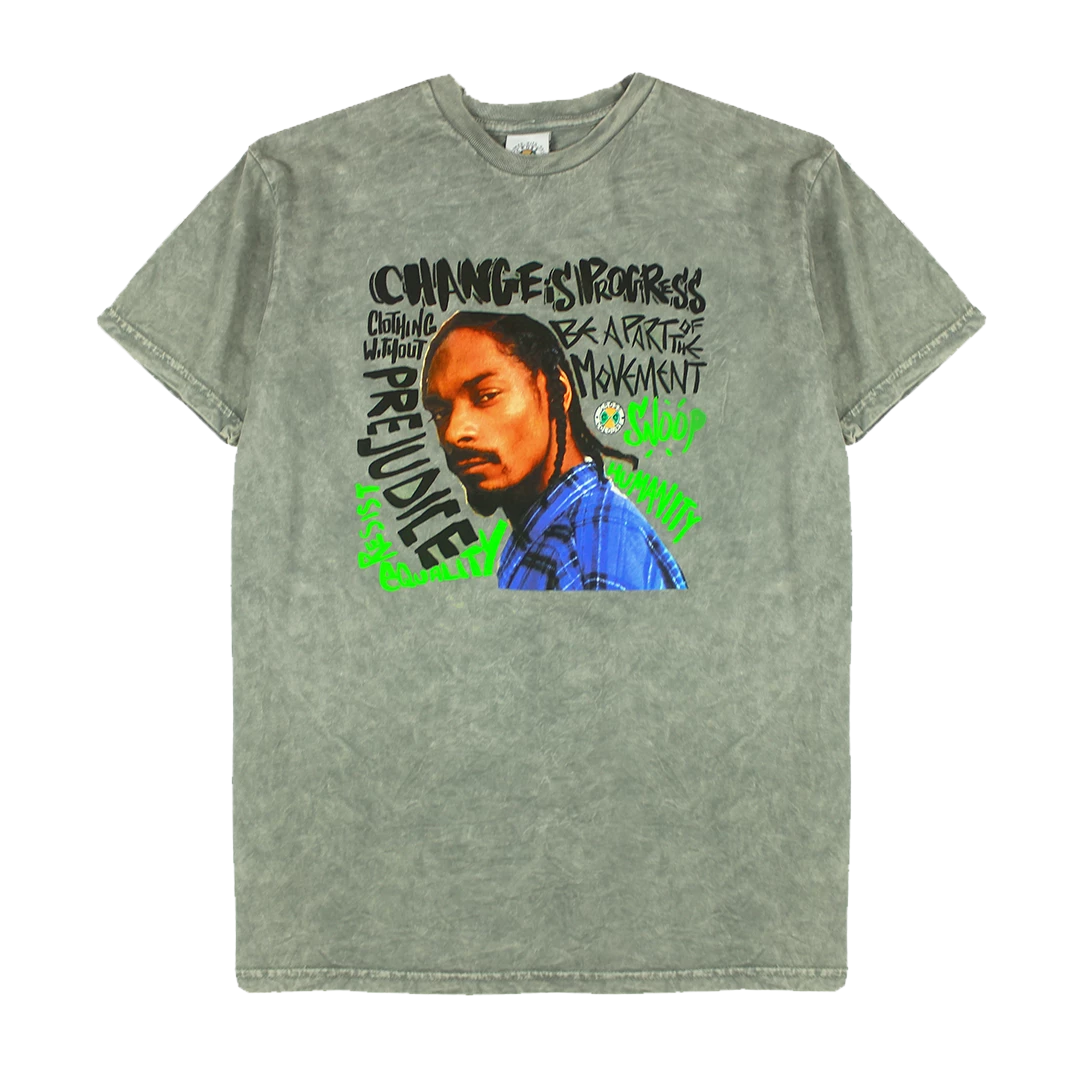 Cross Colours Snoop Dogg Message Art T Shirt - Gray New Arrivals 3 Cross Colours Snoop Dogg Message Art T Shirt - Gray New Arrivals
