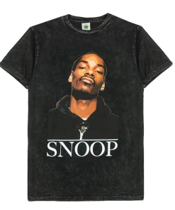 Cross Colours Snoop Dogg Serious Mugg T Shirt - Black