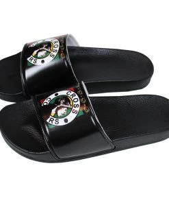 New Arrivals Cross Colours Snoop Dogg Slides - Black 9 New Arrivals Cross Colours Snoop Dogg Slides - Black