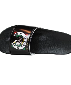 New Arrivals Cross Colours Snoop Dogg Slides - Black 10 New Arrivals Cross Colours Snoop Dogg Slides - Black