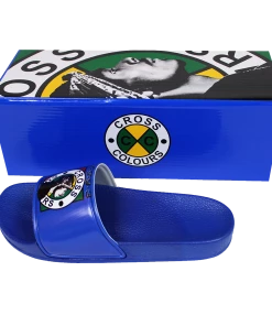 Cross Colours Snoop Dogg Slides - Blue New Arrivals