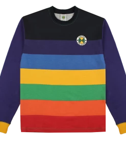 New Arrivals Cross Colours Stripe L/S T Shirt -Multi