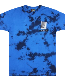 New Arrivals Cross Colours Tupac All Smiles T Shirt - Blue