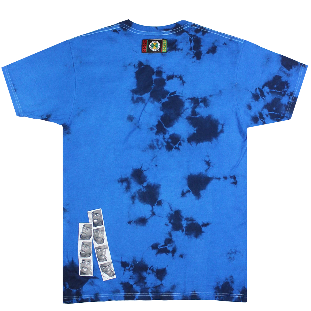 New Arrivals Cross Colours Tupac All Smiles T Shirt - Blue 4 New Arrivals Cross Colours Tupac All Smiles T Shirt - Blue