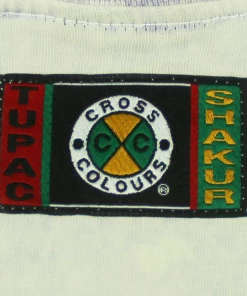 Cross Colours Tupac Collage T Shirt - White