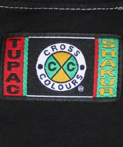 New Arrivals Cross Colours Tupac Me Against The World T Shirt - Tie Dye