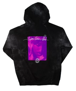 Cross Colours Tupac Pensive Hoodie - Dark Cloud