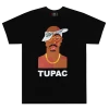 New Arrivals Cross Colours Tupac Pop Art T Shirt - Black