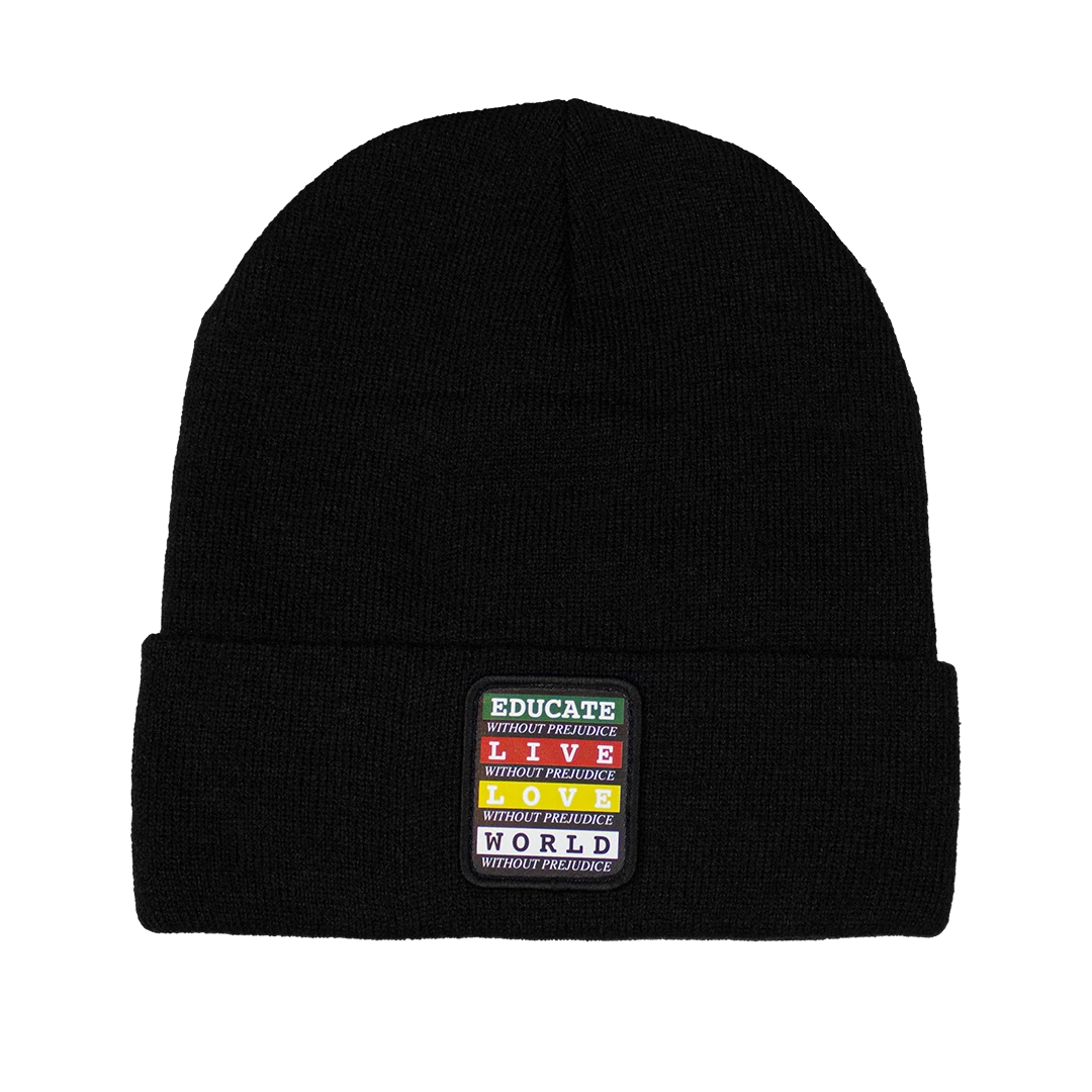 Cross Colours Without Prejudice Beanie - Black 3 Cross Colours Without Prejudice Beanie - Black