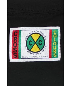 Cross Colours Black Lives For Peace T Shirt - Black