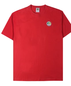 Cross Colours Black Lives For Peace T Shirt - Red New Arrivals